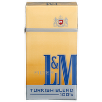 L&M Turkish Blend 100's Cigarette - 20 Count