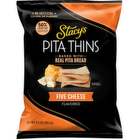 Stacy's Baked Pita Thins Five Cheese Flavored 6 3 - 6.75 Ounce