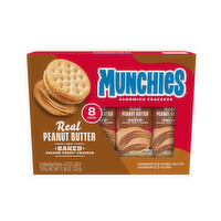 Munchies Sandwich Crackers Real Peanut Butter Baked Golden Toast - 11.36 Ounce
