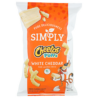 Simply Cheetos White Cheddar Puffs Cheese Flavored Snacks - 2.5 Ounce