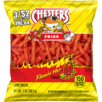 Chester's Fries Corn Snacks Flamin' Hot Flavored - 1 Ounce