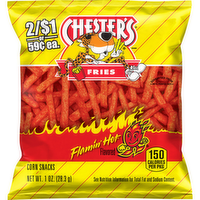 Chester's Fries Corn Snacks Flamin' Hot Flavored - 1 Ounce