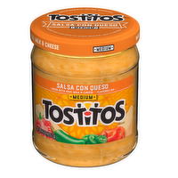 Tostitos Flavored Dip Medium Salsa Con Queso - 15 Ounce