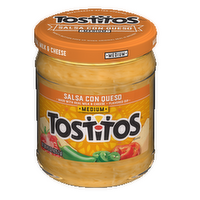 Tostitos Flavored Dip Medium Salsa Con Queso - 15 Ounce