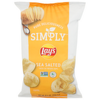 LAY'S SIMPLY Sea Salted Thick Cut Potato Chips - 240.9 Gram