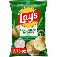 Lay's Sour Cream & Onion Flavored Potato Chips - 7.75 Ounce