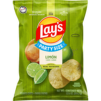 Lay's  Party Size Limon Flavored Potato Chips - 12.5 Ounce