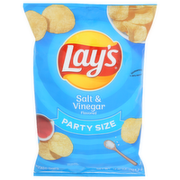 Lay's Salt & Vinegar Flavored Party Size Potato Chips - 12.5 Ounce