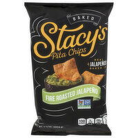 Stacy's Brand Fire Roasted Jalapeno Pita Chips - 7.33 Ounce