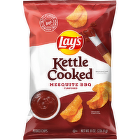 Lay's Kettle Cooked Potato Chips Mesquite BBQ Flavored - 8 Ounce - 1 Count