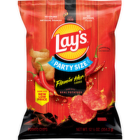 Lay's Party Size Flamin' Hot Flavored Potato Chips - 12.5 Ounce