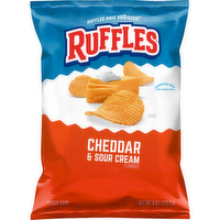 Ruffles Potato Chips Cheddar & Sour Cream Flavored - 8 Ounce