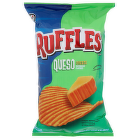 Ruffles Brand Queso Cheese Sazonadas Flavored Potato Chips - 8 Ounce