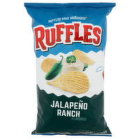 Ruffles Brand Jalapeno Ranch Flavored Potato Chips - 8 Ounce