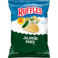 Ruffles Potato Chips Jalapeno Ranch Flavored - 8 Ounce