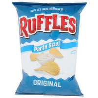 Ruffles Brand Original Party Size! Potato Chips - 13 Ounce