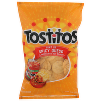 Tostitos Hint Of Spicy Queso Flavored Bite Size Rounds Tortilla Chips - 11 Ounce