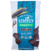 Simply Tostitos Blue Corn With Sea Salt Tortilla Chips - 8.25 Ounce