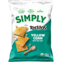 Tostitos Simply Organic Sea Salt Yellow Corn Tortilla Chips - 8.25 Ounce