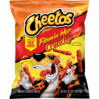 Cheetos  Crunchy Flamin' Hot Cheese Flavored Snacks - 8.5 Ounce