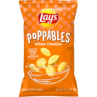 Lay's Poppables Potato Snacks White Cheddar Flavored - 5 Ounce