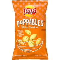 Lay's Poppables Potato Snacks White Cheddar Flavored - 5 Ounce