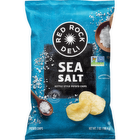 Red Rock Deli Kettle Style Potato Chips Sea Salt - 7 Ounce