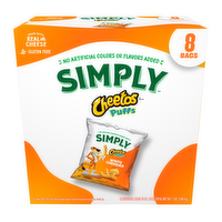 Cheetos Simply Puffs White Cheddar Cheese Flavored Snacks - 7 Ounce