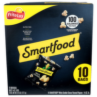 Smartfood White Cheddar Cheese Flavored Popcorn - 0.625 Ounce - 10 Count