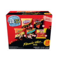 Frito Lay Flamin' Hot Mix Variety Pack - 17.38 Ounce