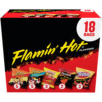 Frito Lay Flamin' Hot Mix Variety Pack - 17.38 Ounce