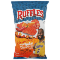 Ruffles Brand Flamin' Hot Potato Chips - 8 Ounce
