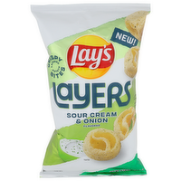 Lay's Layers Sour Cream & Onion Flavored Potato Snacks - 4.75 Ounce