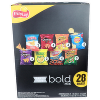 Frito Lay Doritos Spicy Sweet Chili Flavored Tortilla Chips Funyuns Onion Rings, Fritos Flavor Twists Honey BBQ Corn Snacks, Cheetos Cheddar Jalapeno Crunchy Cheese Ruffles Cheddar & Sour Cream Potato Nacho Flamin' Hot Lay's Salt & Vinegar Party Size Bold Mix - 0.982 Ounce - 28 Count