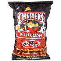 Chester's Flamin' Hot Flavored Puffcorn Snacks - 4.25 Ounce