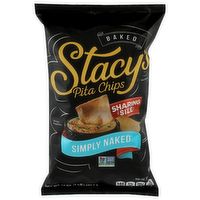 Stacy's Pita Chips Simply Naked, Baked, Sharing Size - 16 Ounce
