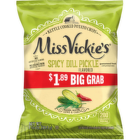 Miss Vickie's Kettle Cooked Spicy Dill Pickle Potato Chips - 1.38 Ounce