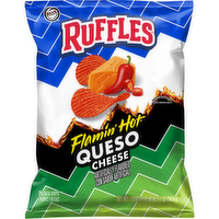 Ruffles Potato Chips Flamin' Hot Queso Cheese 2 1 - 2.5 Ounce