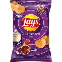 Lay's All Dressed Flavored Potato Chips  - 7.75 Ounce
