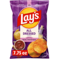 Lay's All Dressed Flavored Potato Chips - 7.75 Ounce