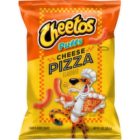 Cheetos Puffs Cheese Flavored Snacks Pizza - 8 Ounce
