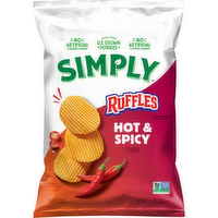 Ruffles Simply Hot & Spicy Flavored Potato Chips - 7.5 Ounce