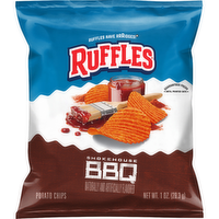 Ruffles Potato Chips Smokehouse BBQ - 1 Ounce