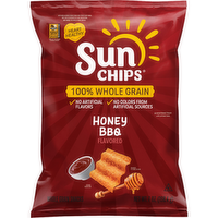 SunChips Whole Grain Snacks Honey BBQ Flavored - 7 Ounce