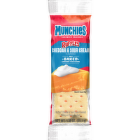 Munchies Sandwich Crackers Ruffles Cheddar & Sour Cream Flavored - 1.38 Ounce