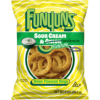 Funyuns Onion Flavored Rings Sour Cream & Onion - 2 Ounce