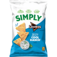 Doritos Simply Zesty Cool Ranch Tortilla Chips - 7.5 Ounce