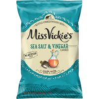 Miss Vickie's Kettle Cooked Potato Chips Sea Salt & Vinegar Flavored - 8 Ounce - 1 Count