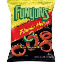 Funyuns Flamin' Hot Onion Flavored Rings - 5.25 Ounce