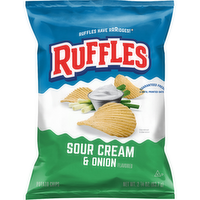 Ruffles  Sour Cream & Onion Flavored Potato Chips - 2.25 Ounce